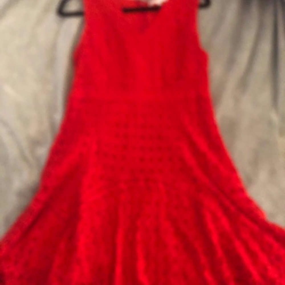 Anthropologie red San & Soni dress! Size 10/12